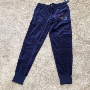 NWT! NFL medium  patriots velvet joggers.